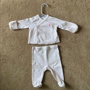Polo Ralph Lauren Baby Girl Floral outfit